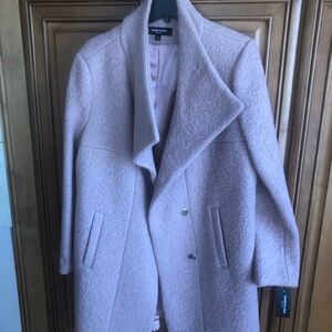 Kenneth Cole Women's Soft Pink Pea Coat.beautiful  light pink color